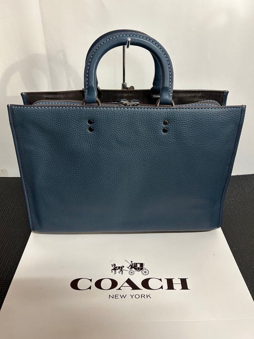 COACH コーチ ローグ ビジネスバッグ ブリーフケース グラブタン 本革