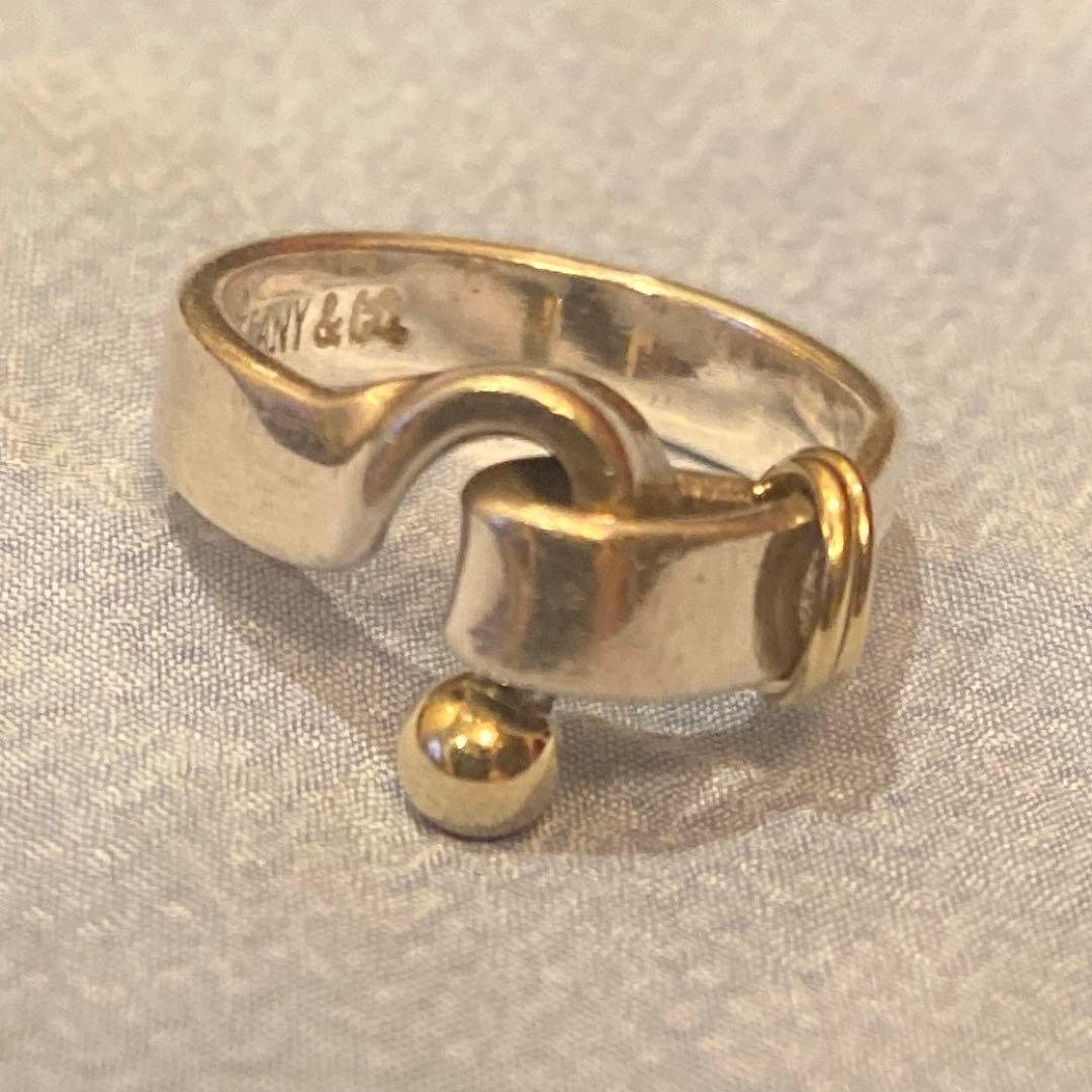 ティファニー リング　フック＆アイ シルバー K18