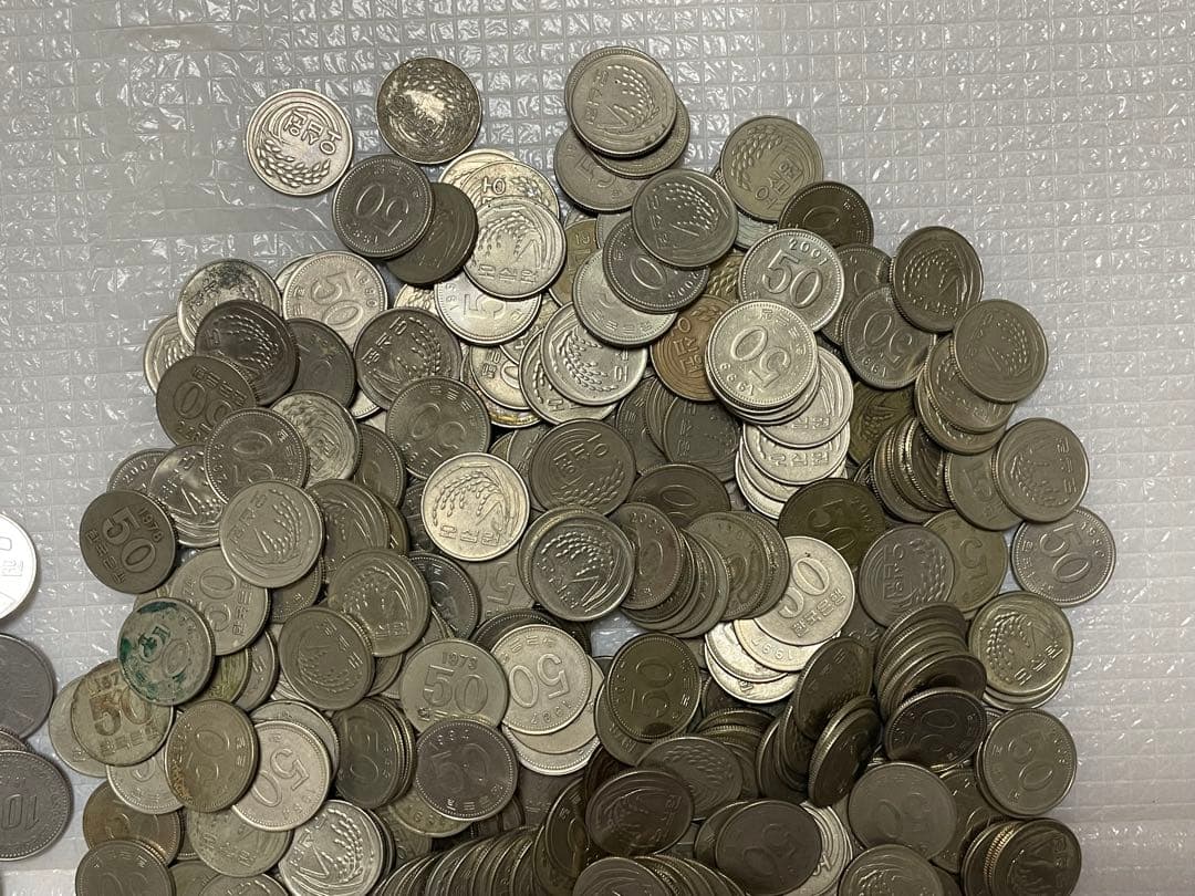 古銭　韓国硬貨　韓国　韓国ウォン　韓国 100ウォン　50ウォン　大量