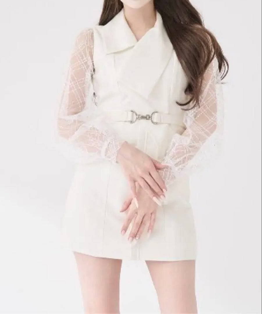 Darich スパンコールシアー2Wayワンピース