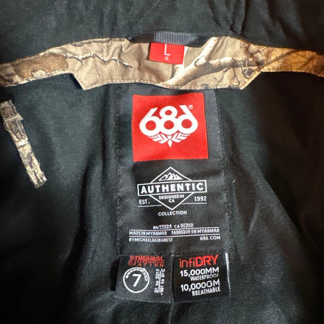 686 スノーボードパンツ L real tree リアルツリー