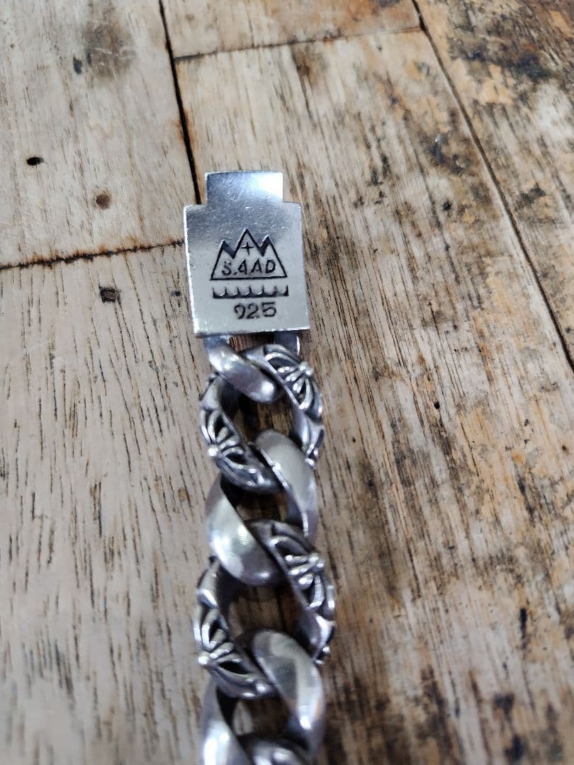 SAAD！サード925シルバー フラワーモチーフ ブレスレット正規品！