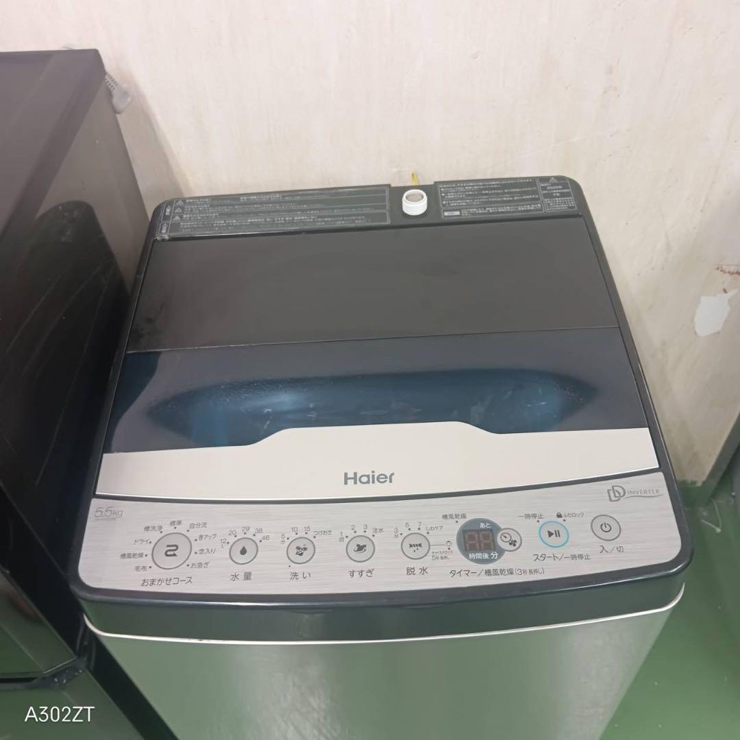 84○送料設置無料　ハイアール　洗濯機　冷蔵庫　人気モデルセット