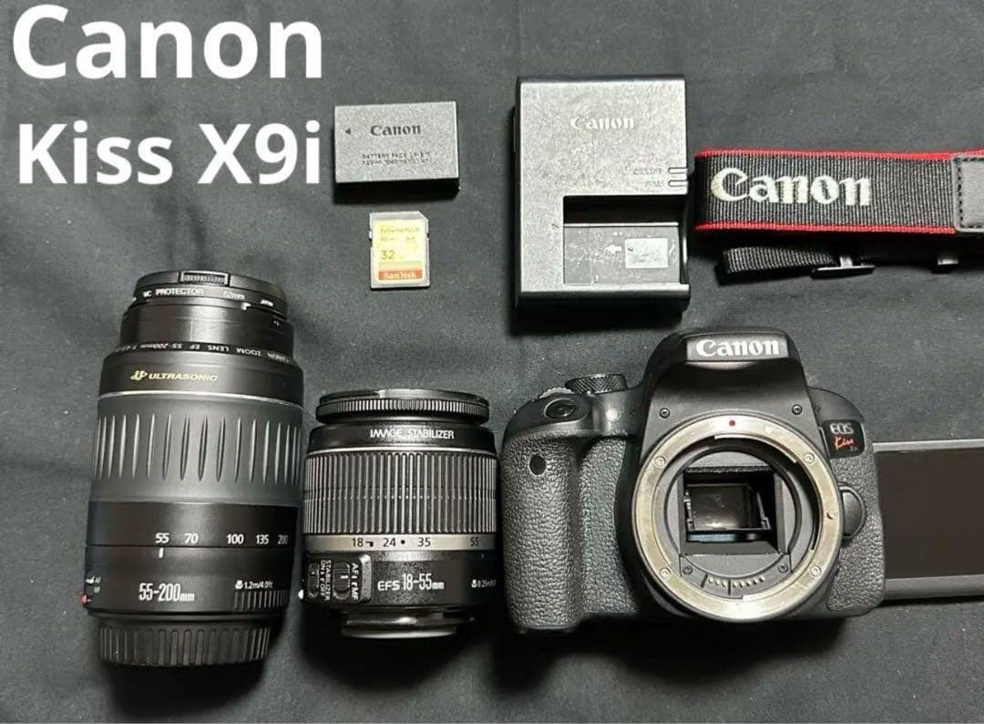 Canon EOS Kiss X9iダブルズームレンズセットでございます♪