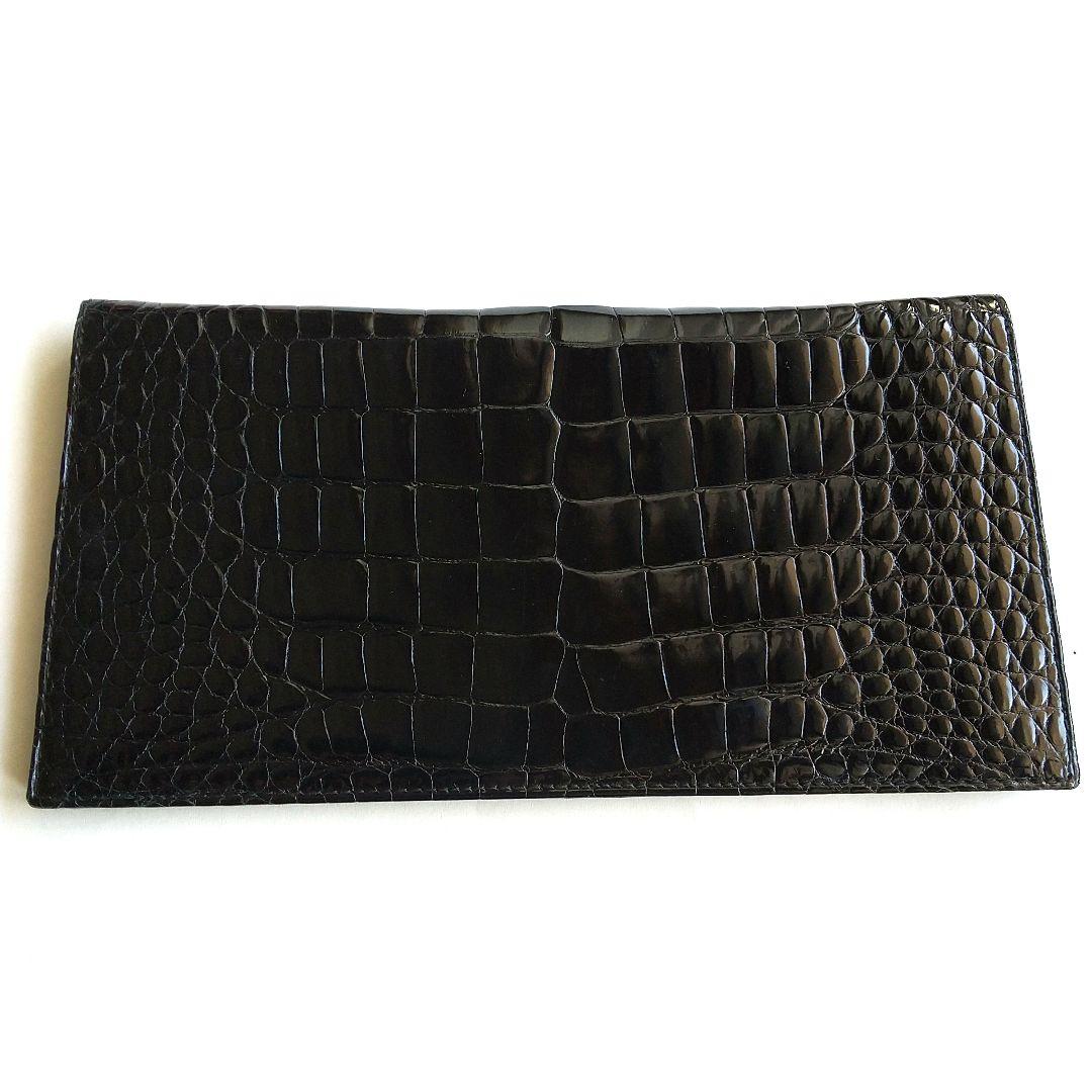 クロコダイル　ワニ皮　札入れ