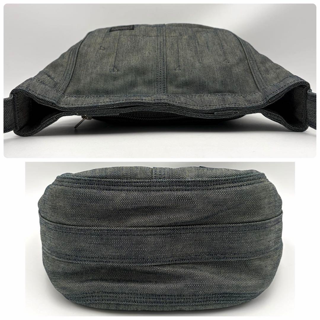 ポーター ディーパー ショルダーバッグ インディゴ デニム 男女兼用 お出かけ