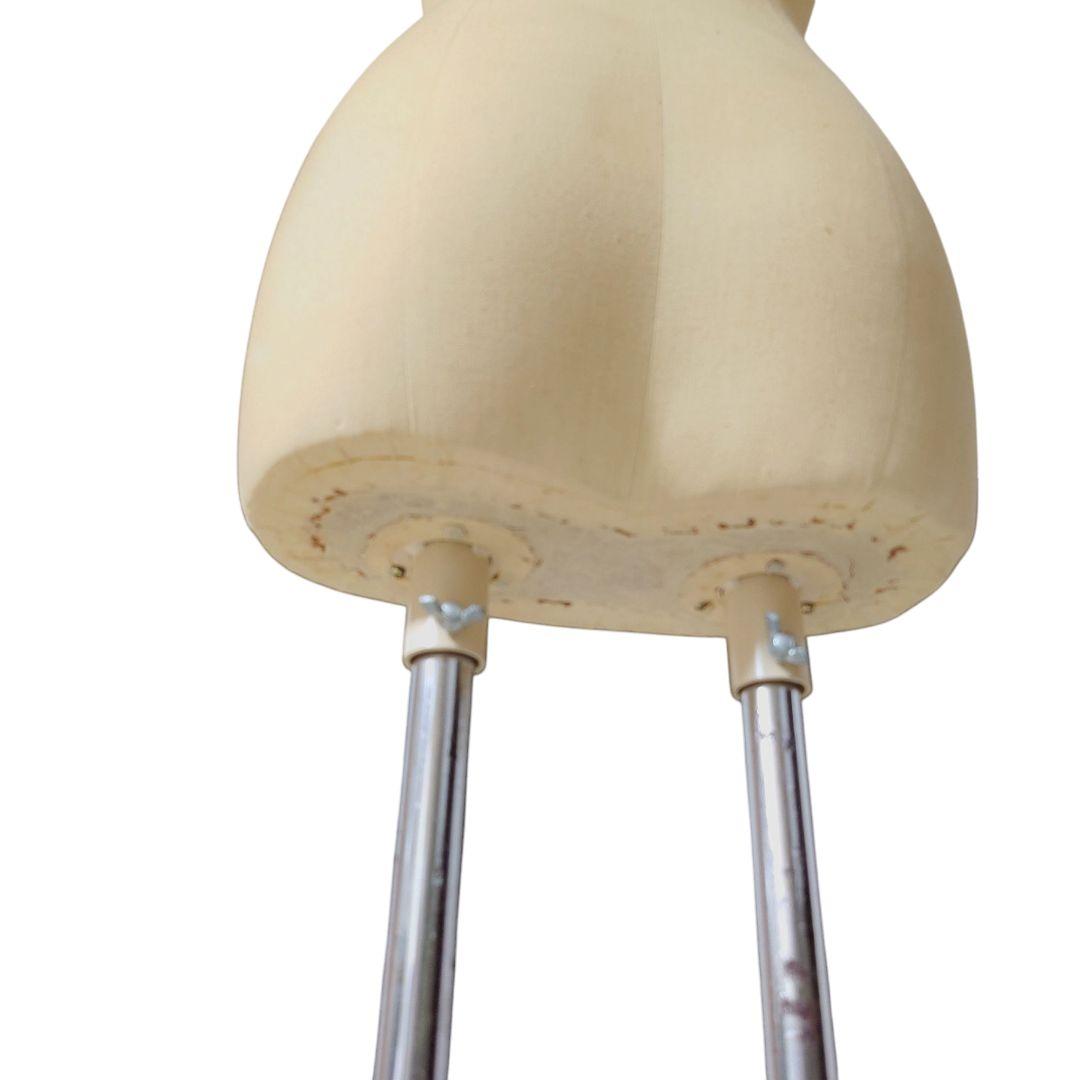 和装トルソー べージュ 着付け マネキン 和装 ボディ 女性用 針打ち可　二本足