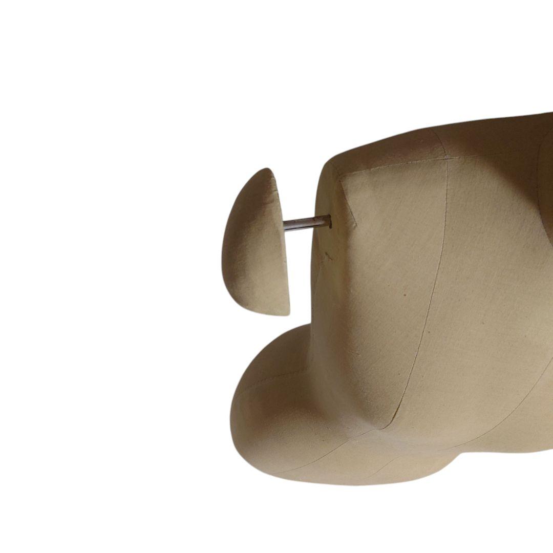 和装トルソー べージュ 着付け マネキン 和装 ボディ 女性用 針打ち可　二本足