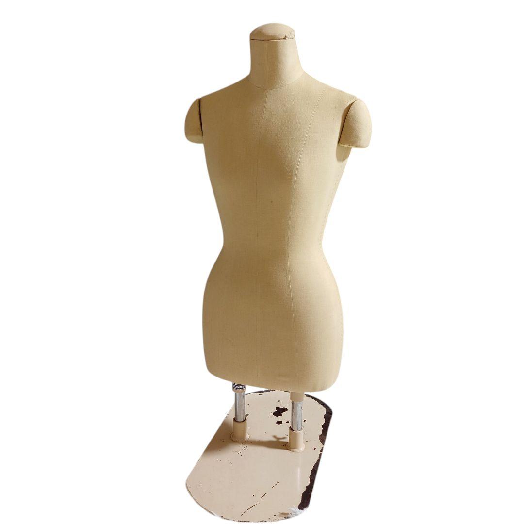 和装トルソー べージュ 着付け マネキン 和装 ボディ 女性用 針打ち可　二本足