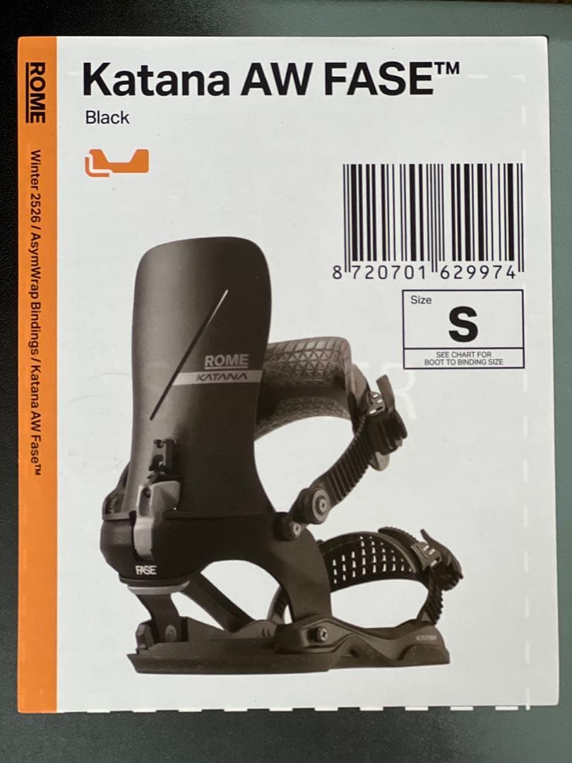 し*う様 ROME Katana AW FASE™ ビンディング S/M ブラッ