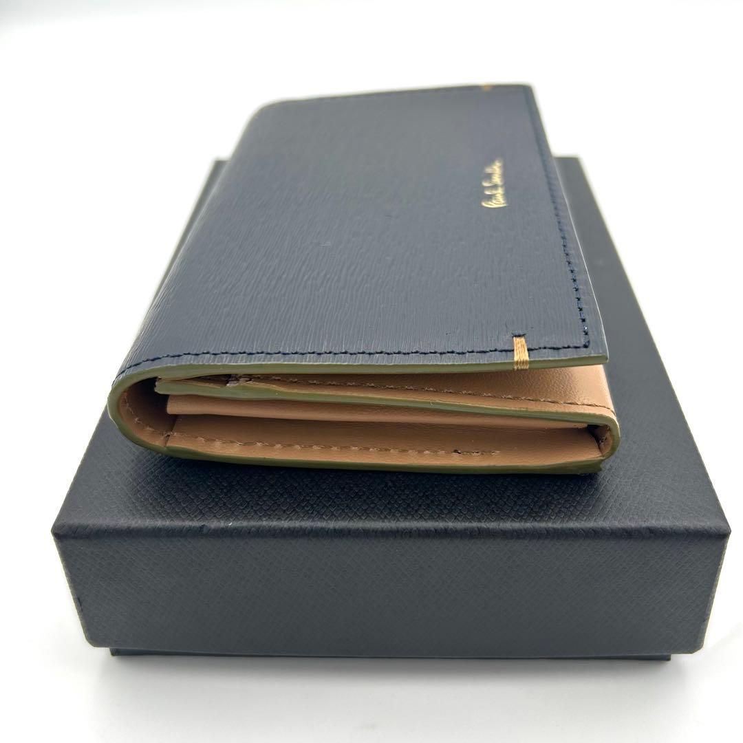 新品未使用✨ ポールスミス レザー 名刺入れ カードケース ダークネイビー