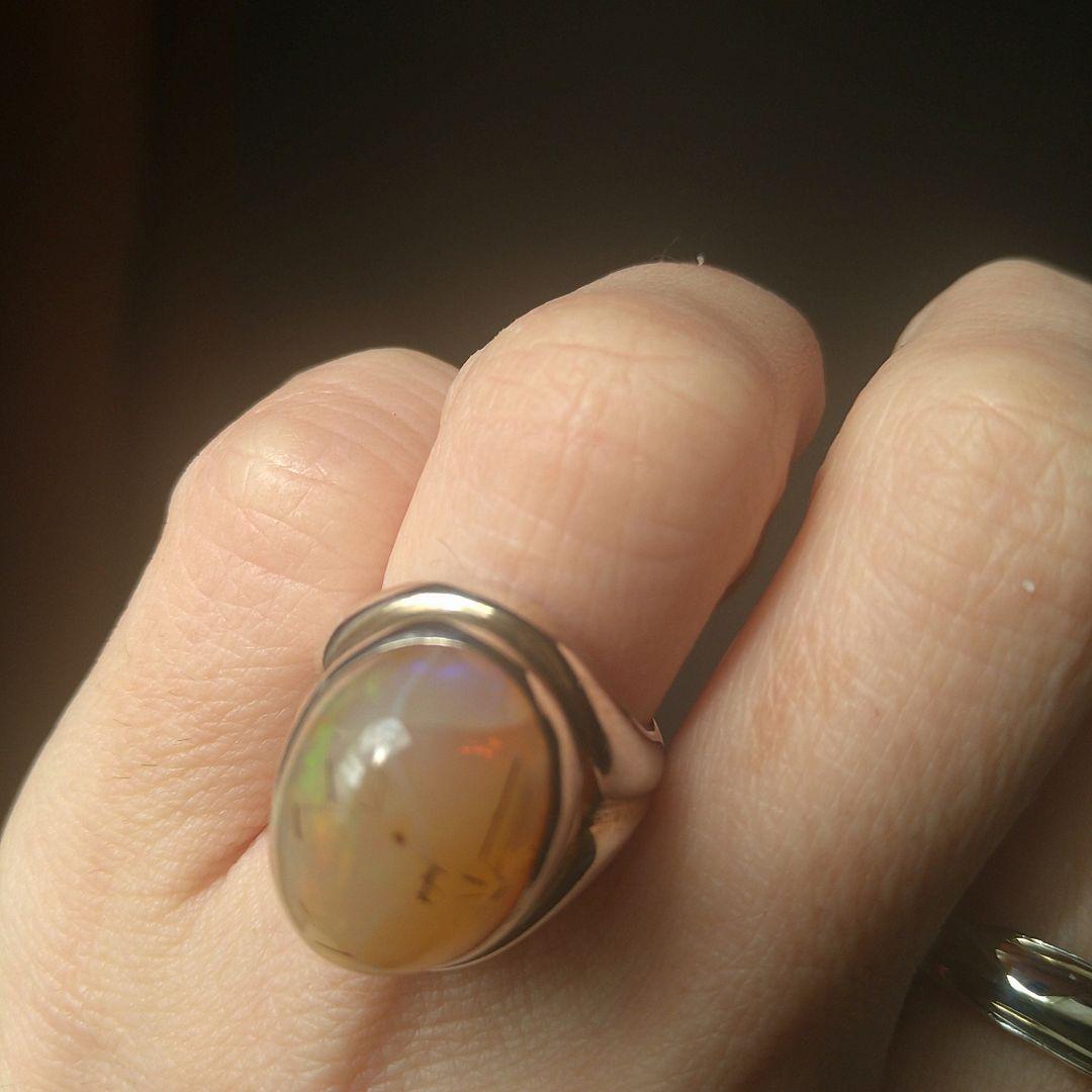 カンテラオパール シルバー リングsilver925