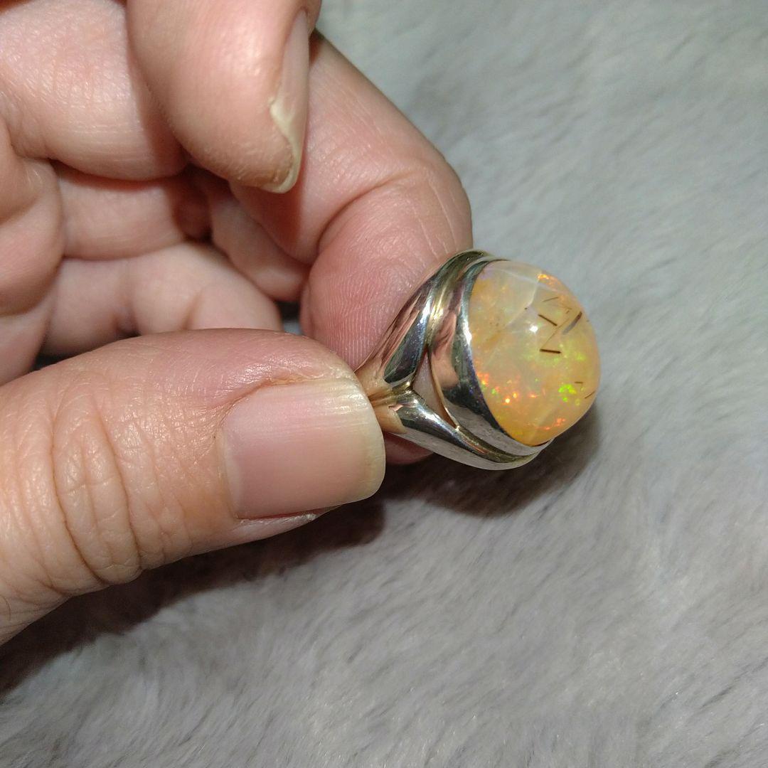 カンテラオパール シルバー リングsilver925