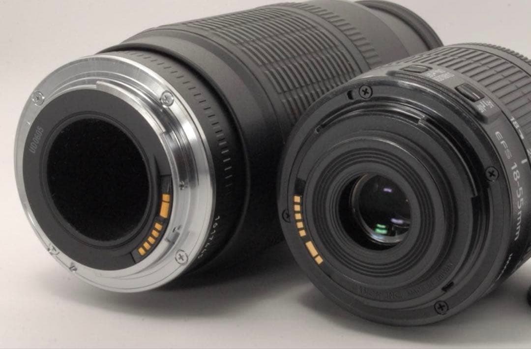 ✨新品級ボディ✨Canon kiss X7 ダブルレンズ 動作良好◎ スマホ転送