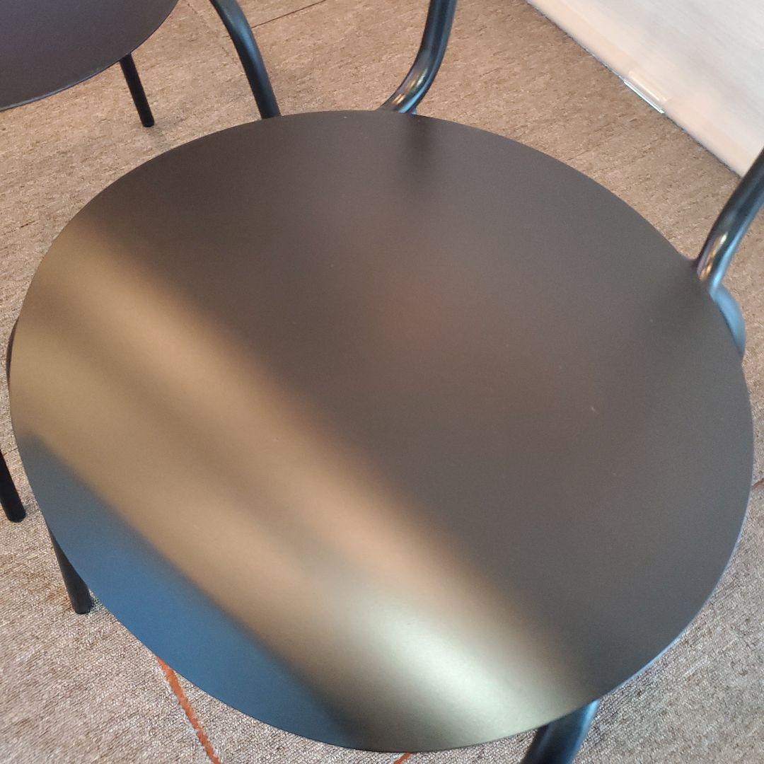 【KANADEMONO】アイアンチェア_ブラック