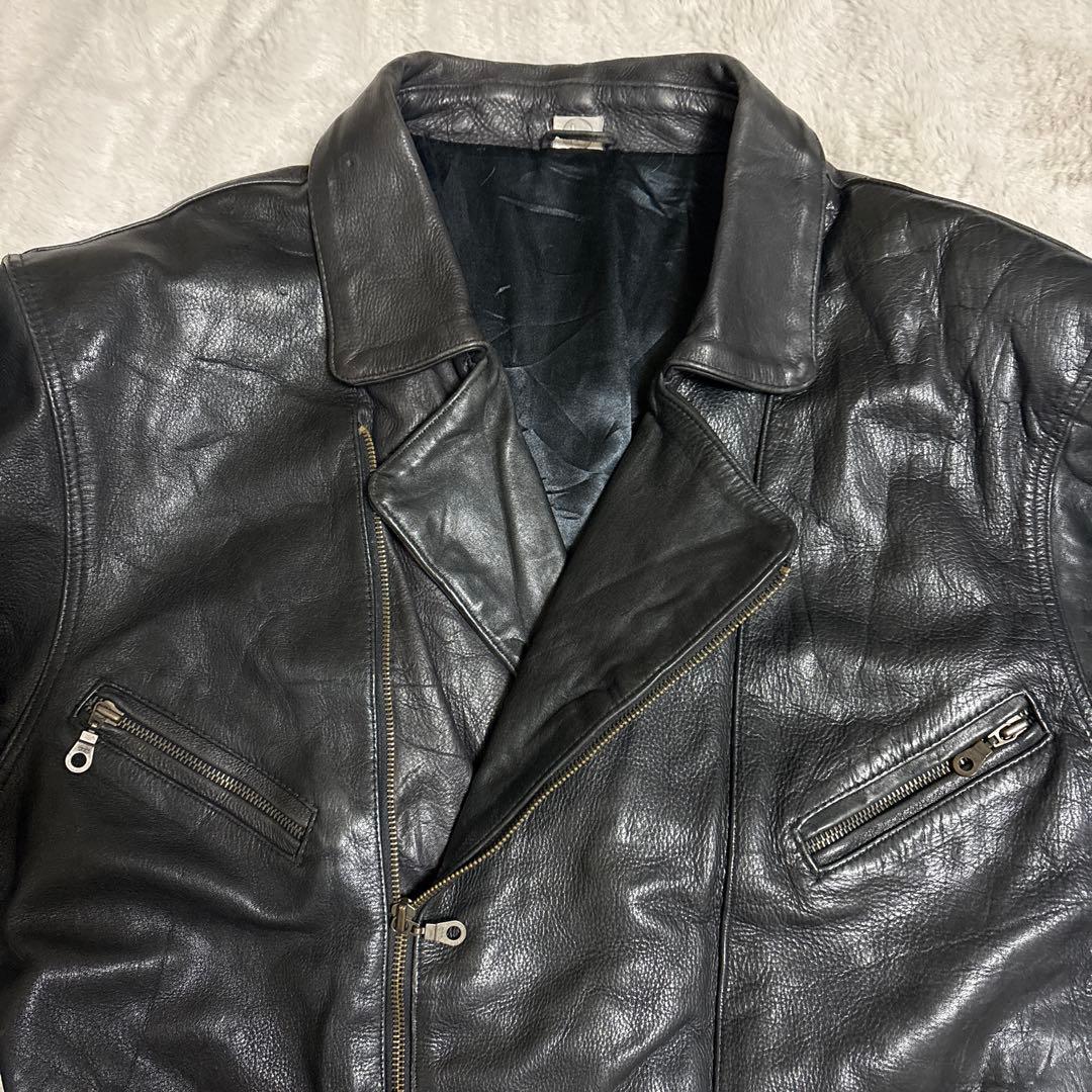 【期間限定お値下げ中】黒レザーライダースジャケット