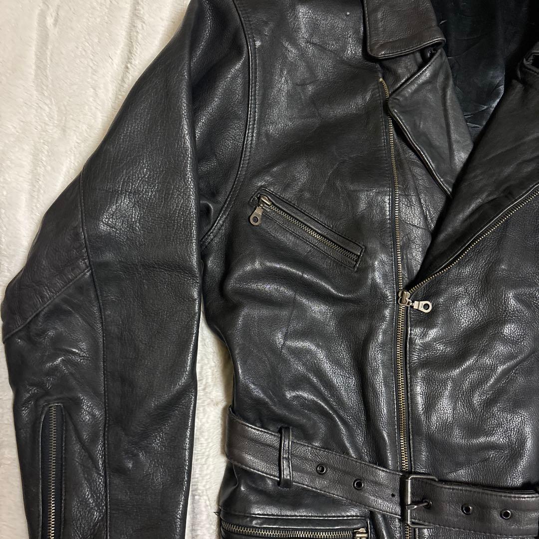 【期間限定お値下げ中】黒レザーライダースジャケット