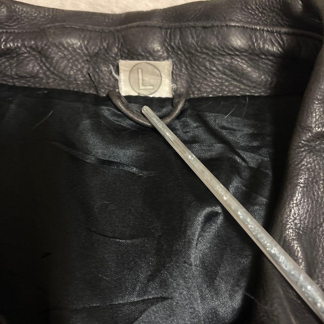 【期間限定お値下げ中】黒レザーライダースジャケット