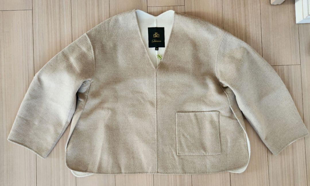 Drawer ケヌキVネックサイドポケットプルオーバー 36