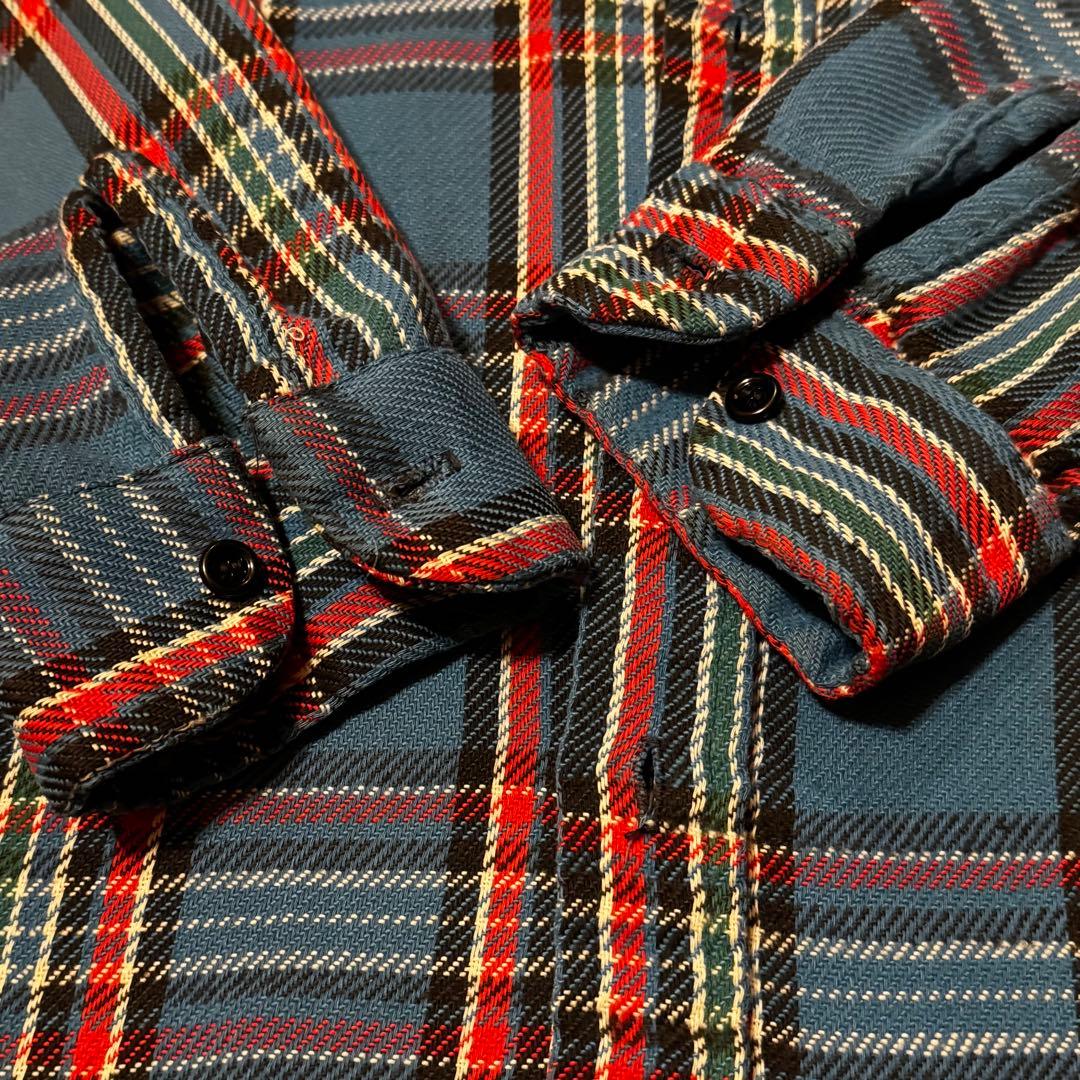 70〜80s Mr. Leggs ヘビーフランネルシャツ ヘビネル ビンテージ