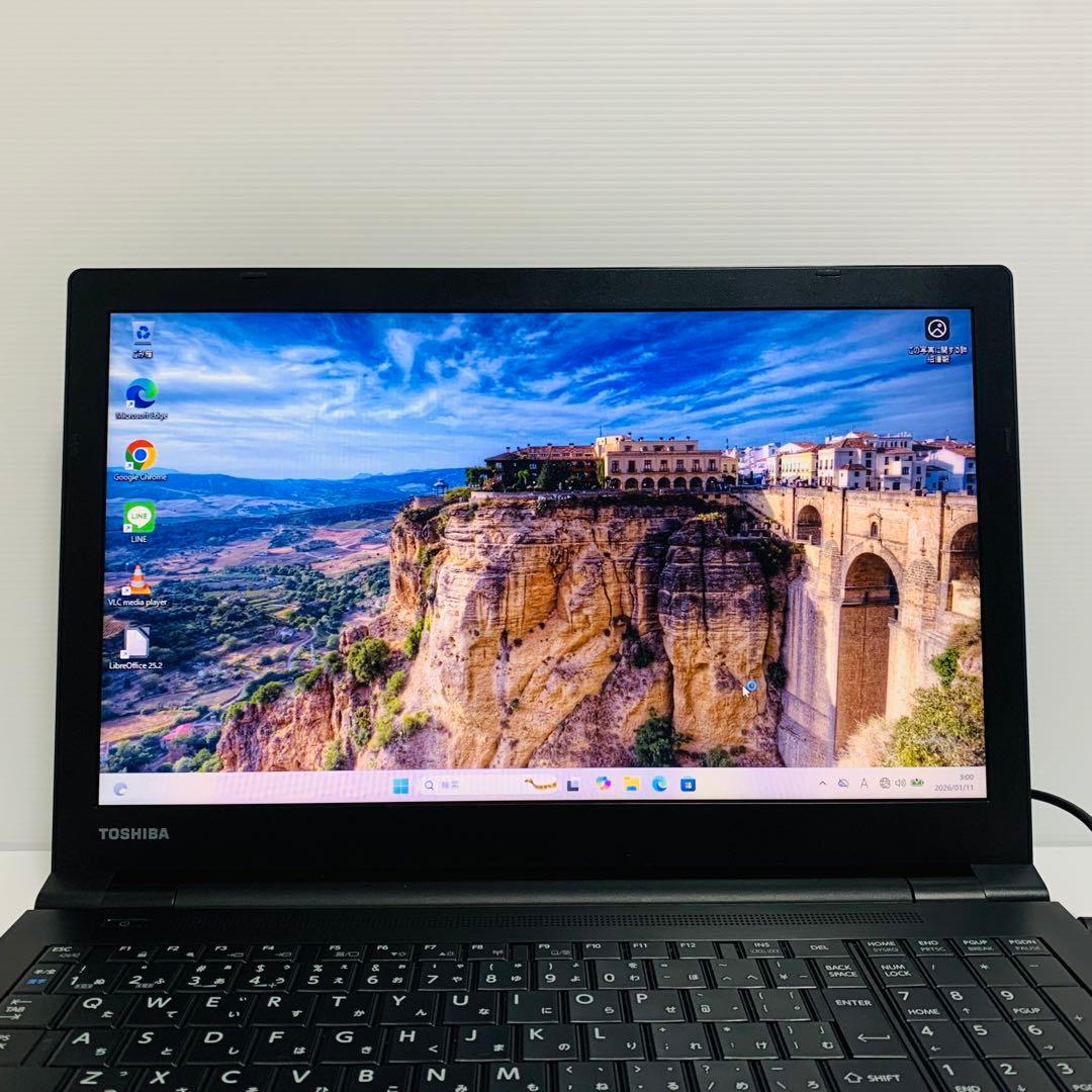 【初期設定済】TOSHIBA ノートPC SSD256GB Win11