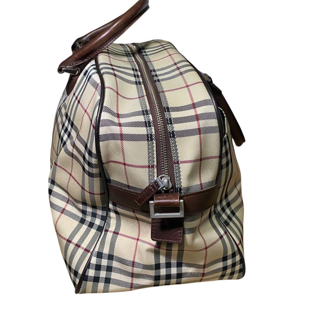 美品✨ バーバリー　ボストン　ワンマイルバッグ　ノバチェック　ベージュ