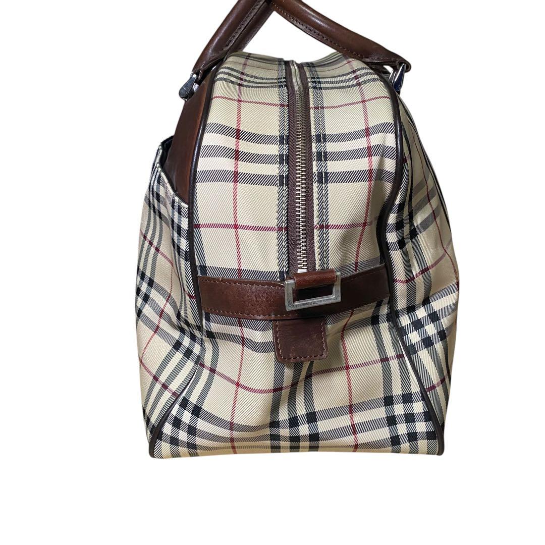 美品✨ バーバリー　ボストン　ワンマイルバッグ　ノバチェック　ベージュ