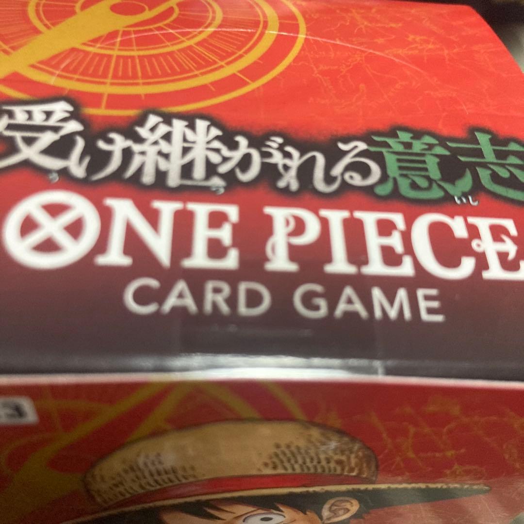 ワンピースカードゲーム 受け継がれる意志 テープ付き　未開封box おまけ付き