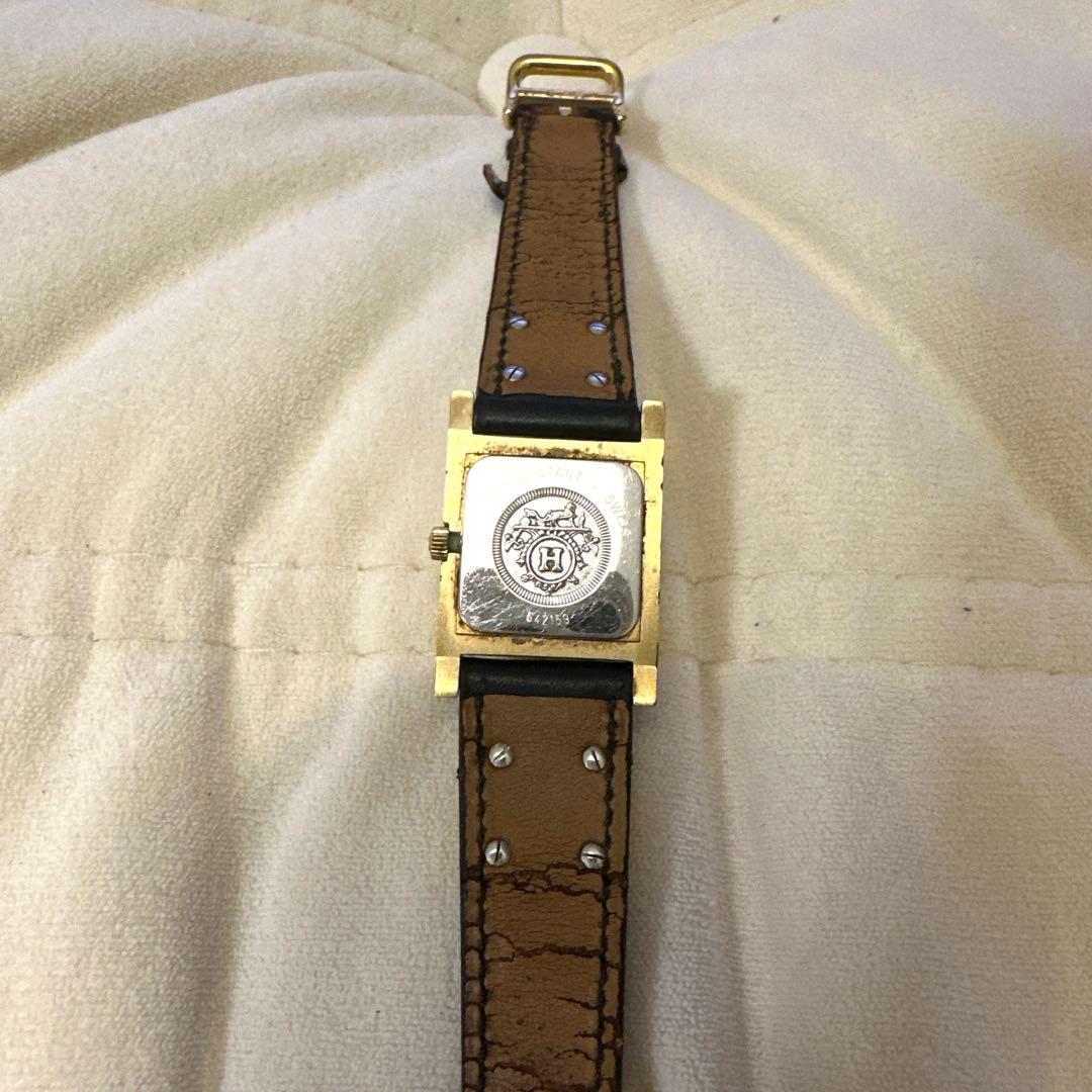 HERMES腕時計　メドール　クォーツ　レディース　ゴールド　腕時計