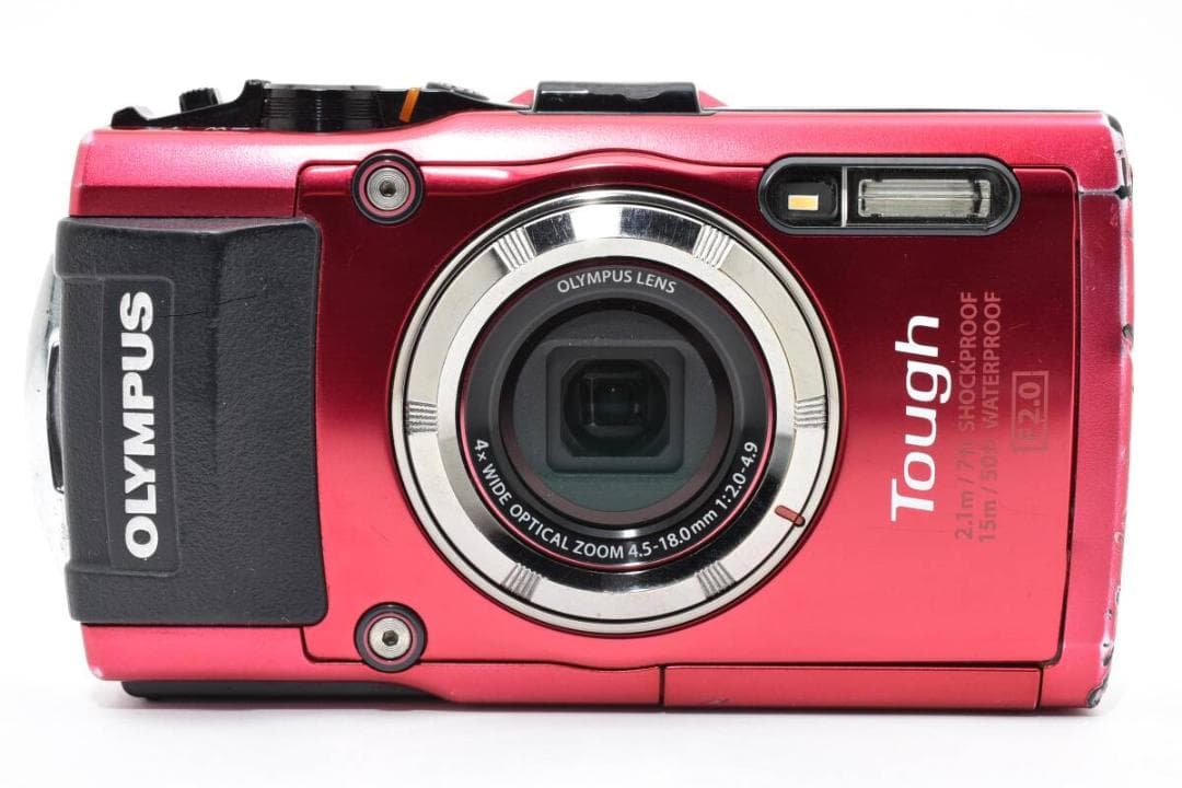 【美品】OLYMPUS STYLUS TG-3 レッド 【動作確認済】