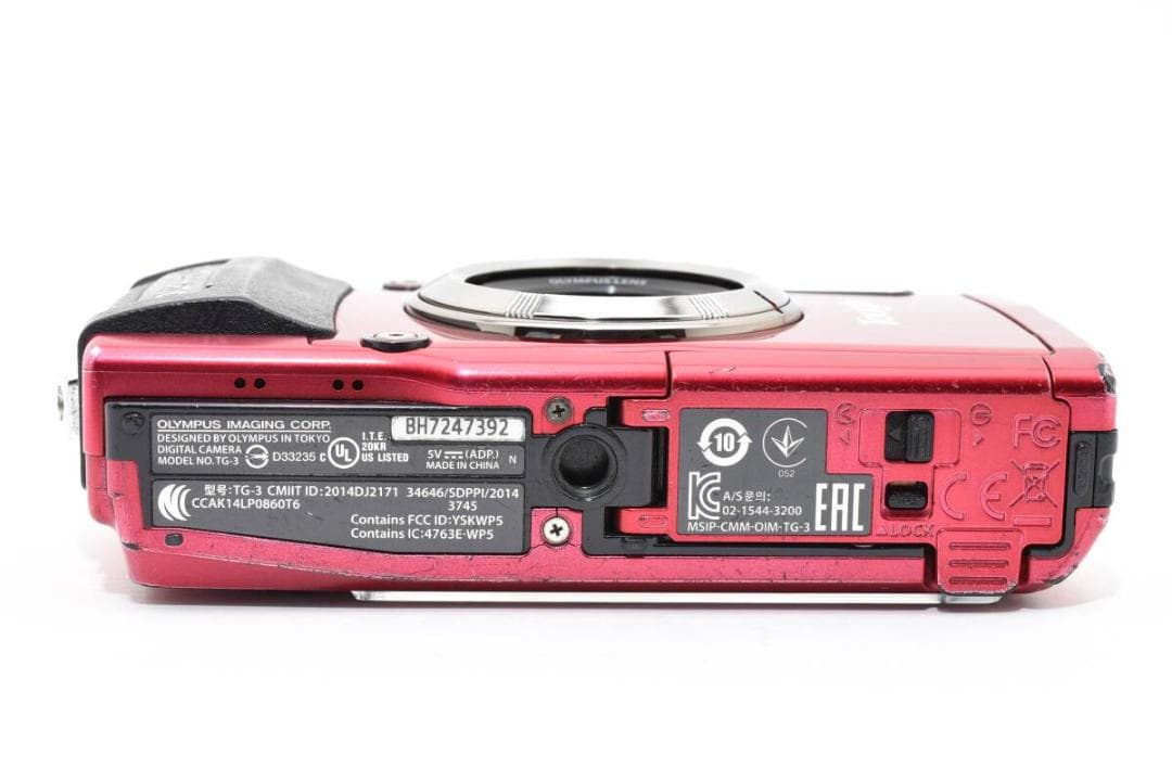 【美品】OLYMPUS STYLUS TG-3 レッド 【動作確認済】