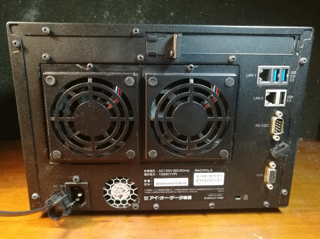 IO DATA HDL6-H ハードディスク無し 本体のみ