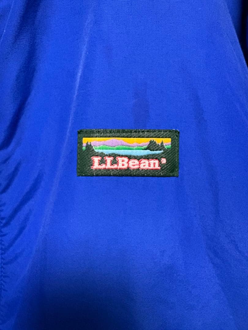 USA製 90s L.L. Bean ウォームアップジャケット青系