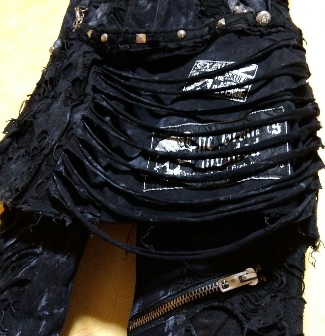 SEXPOT ブラックボンテージパンツ