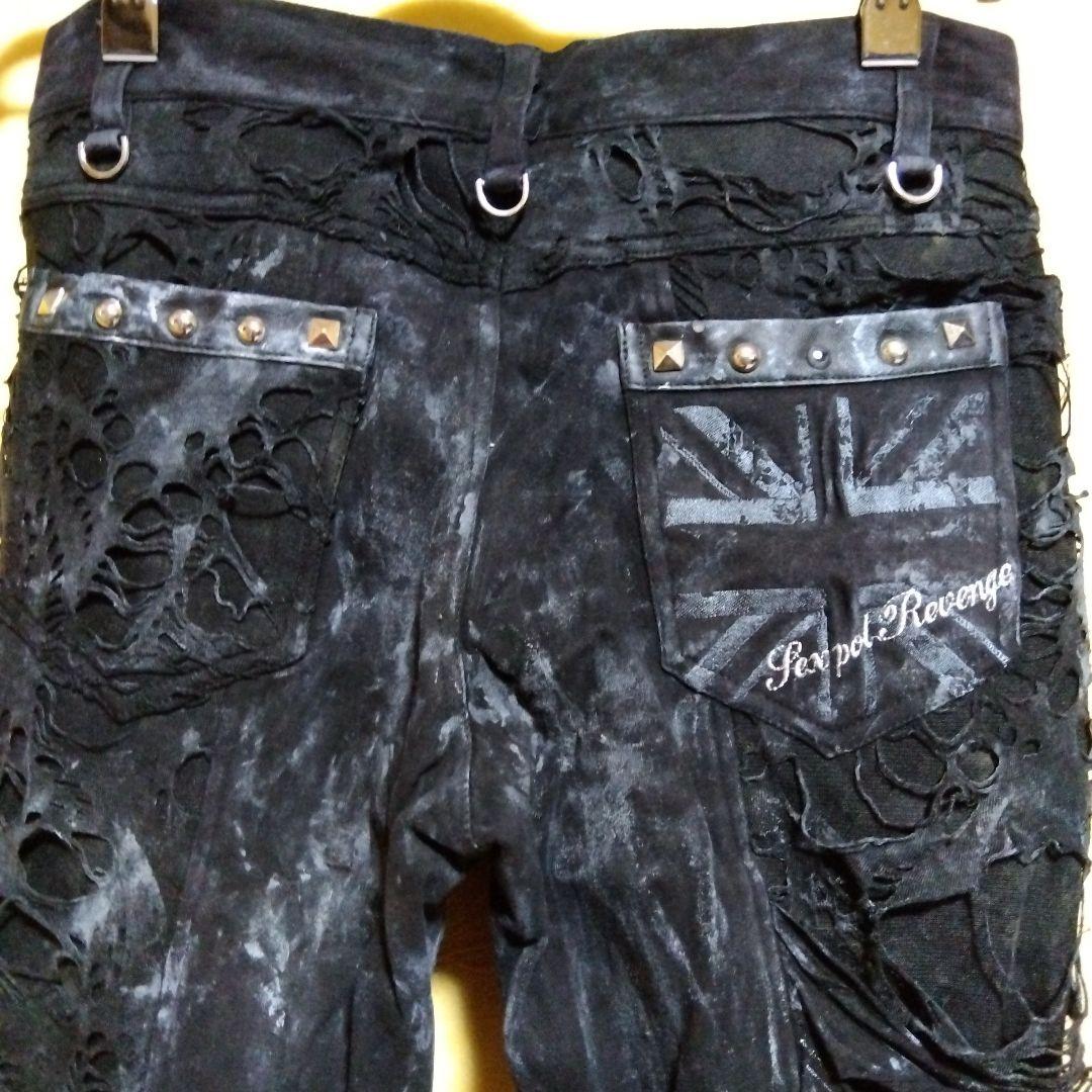 SEXPOT ブラックボンテージパンツ