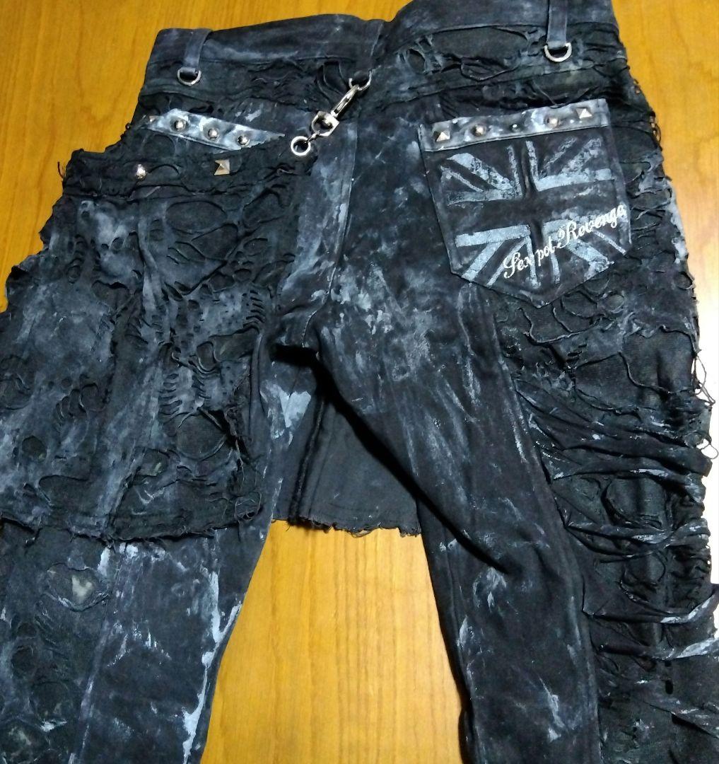 SEXPOT ブラックボンテージパンツ