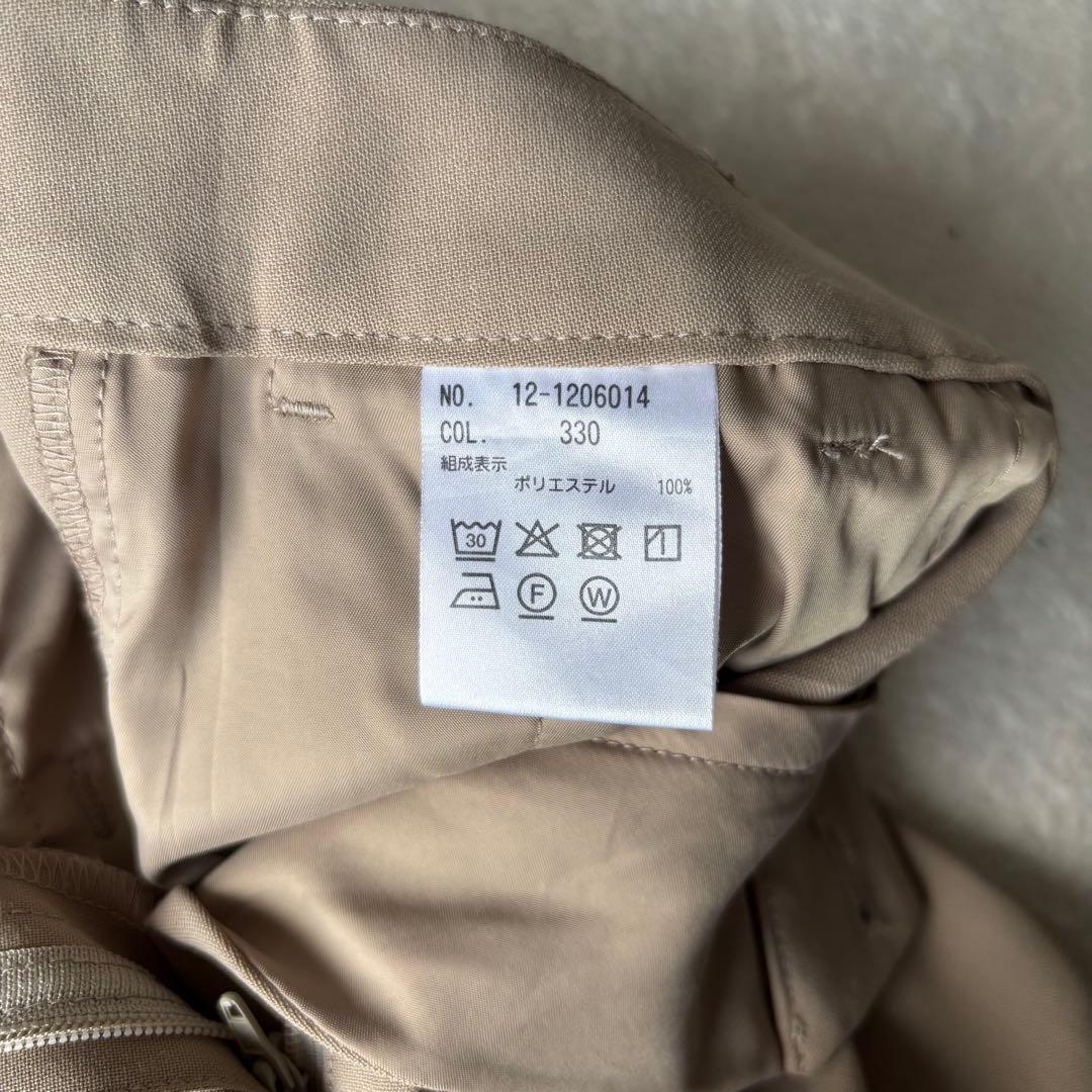 ✨️美品✨️ PLST プラステ スーツ ノーカラー ベージュ XS ストレッチ