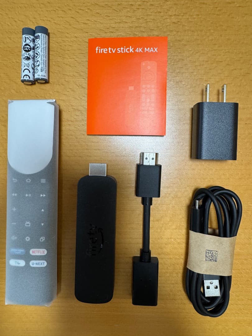 Amazon fire tv stick 4K MAX（1日のみ使用）