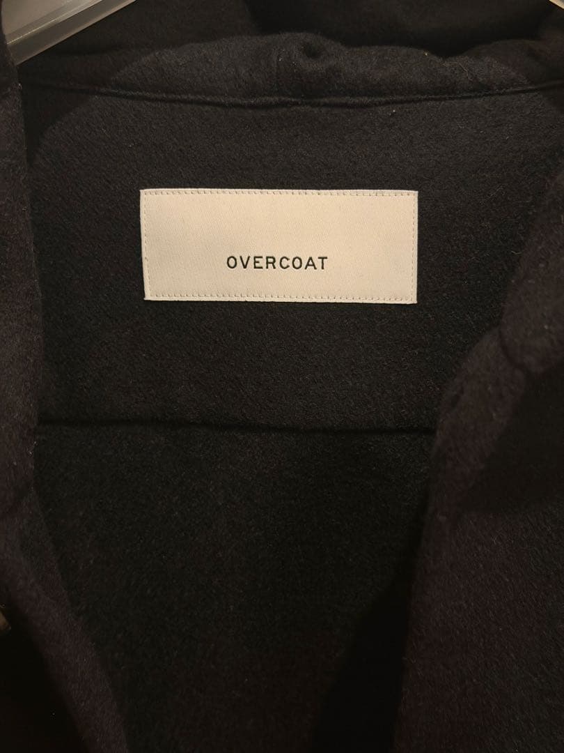 美品OVERCOAT WOOL FLANNEL HOODIE OVERSHIRT