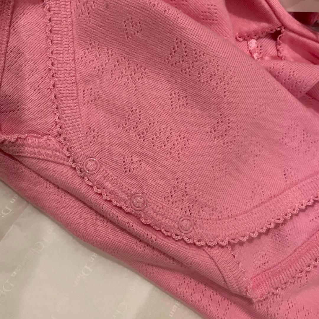 k＋r＝♡k  baby Dior ピンクロンパース 18M