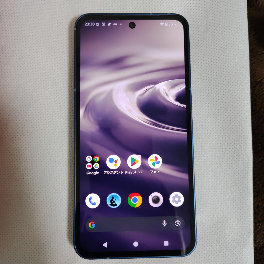 シャープ　AQUOSsense10 SH-M33　デニムネイビー　128GB