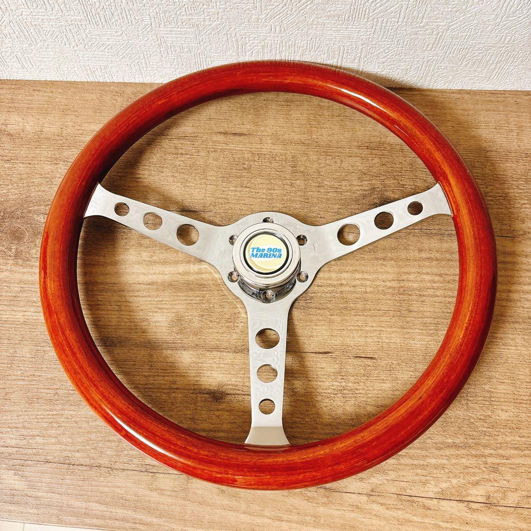 ウッドハンドル　ウッドステアリング　38cm ハンドル　ステアリング　お洒落