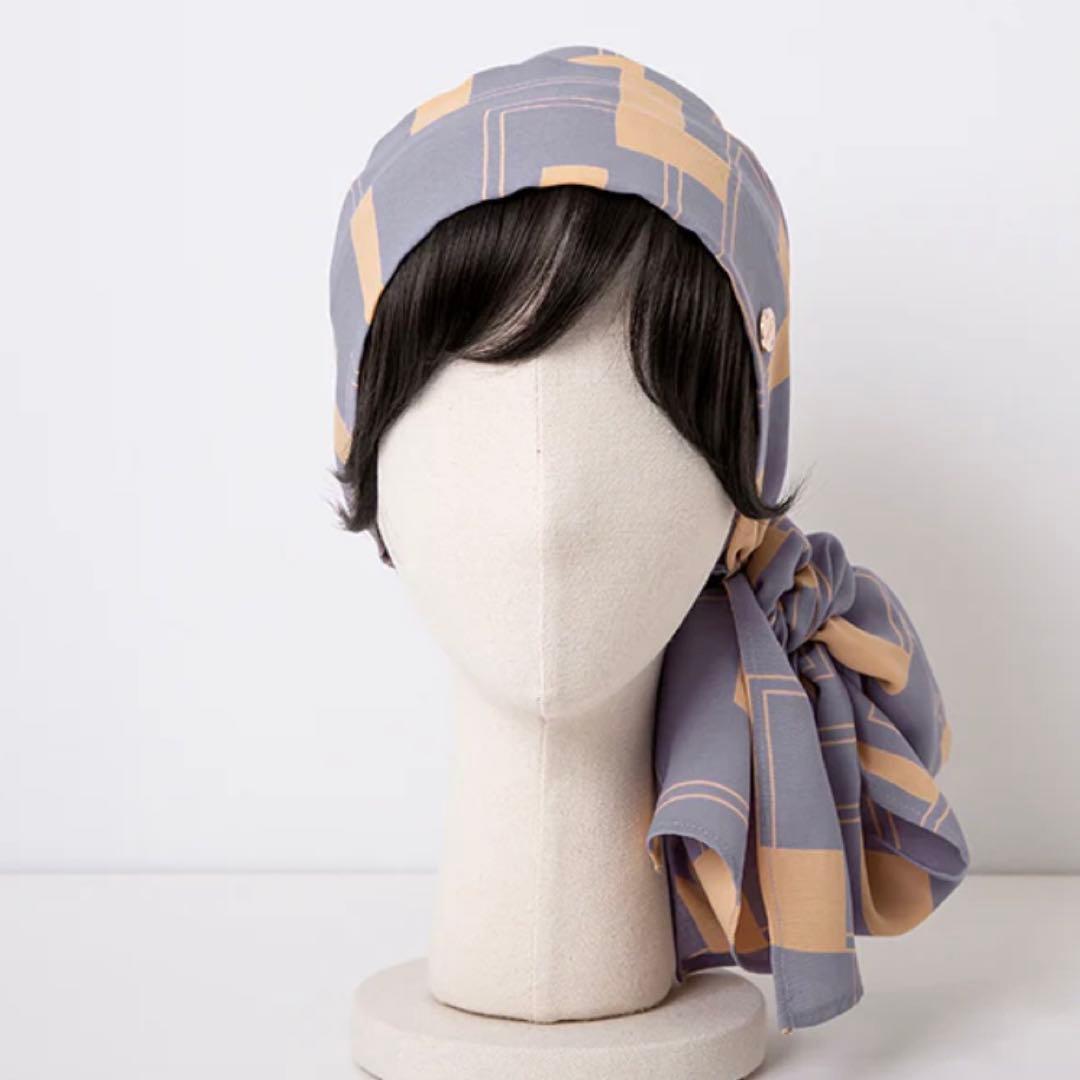 BAREN スカーフハット(Mサイズ) Geometry 医療用