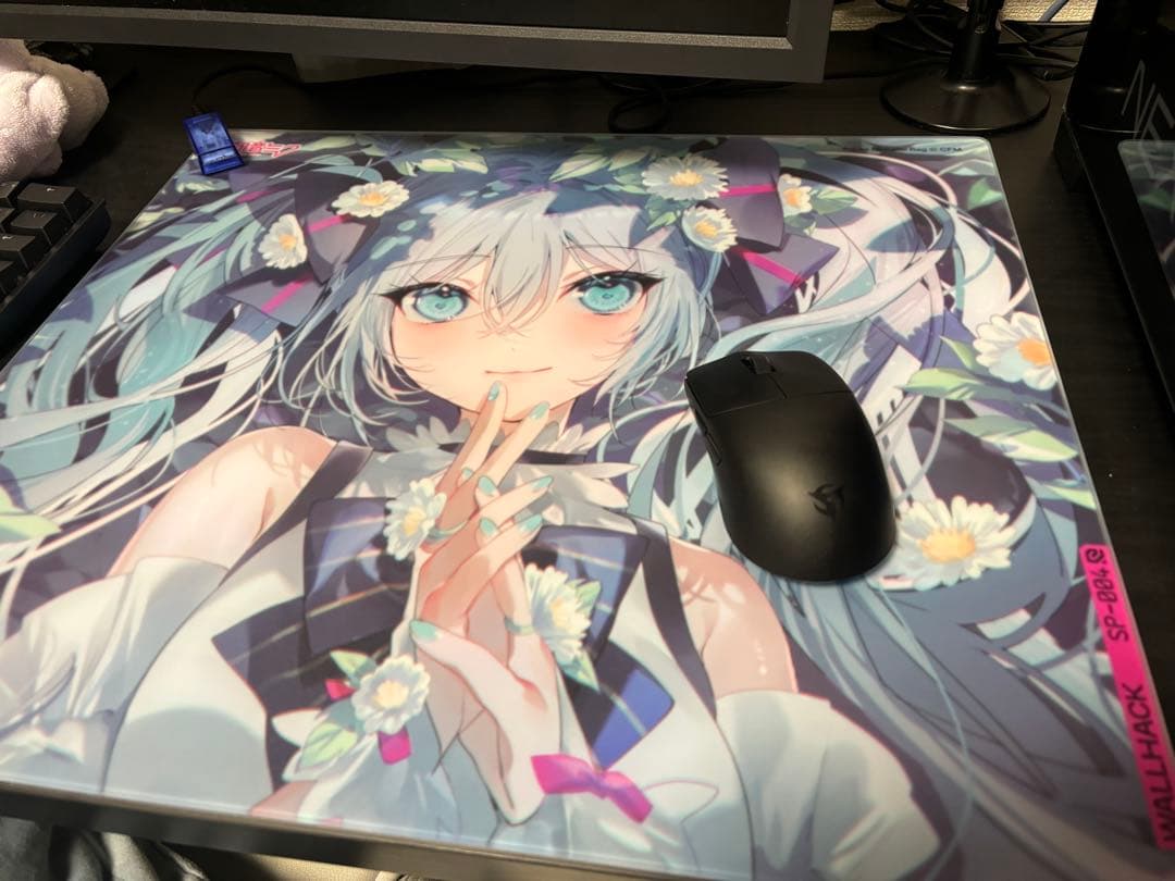 WALLHACK SP004 初音ミク ガラスマウスパッド