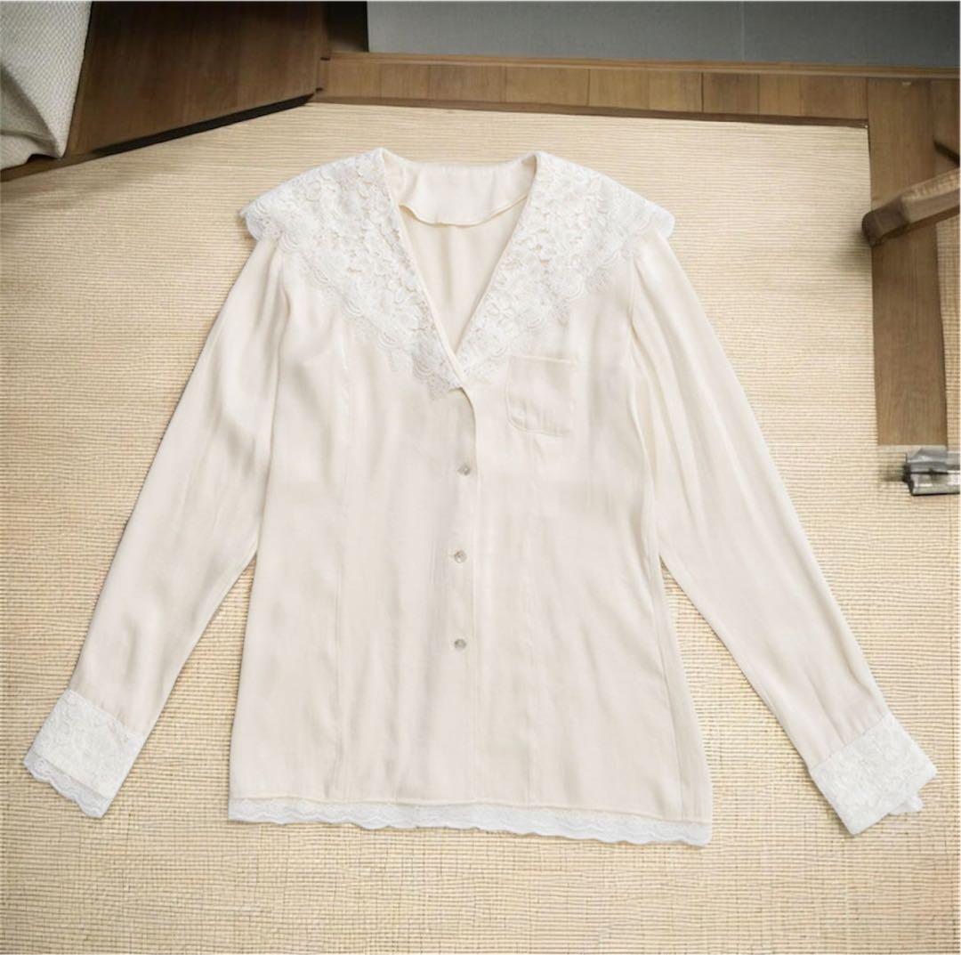 【タグ付き新品】PRANK PROJECT レースカラーシャツ