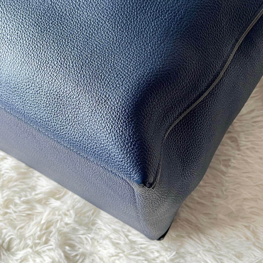 美品✨MAISON TAKUYAメゾンタクヤ　トートバッグ　ネイビー　レザー