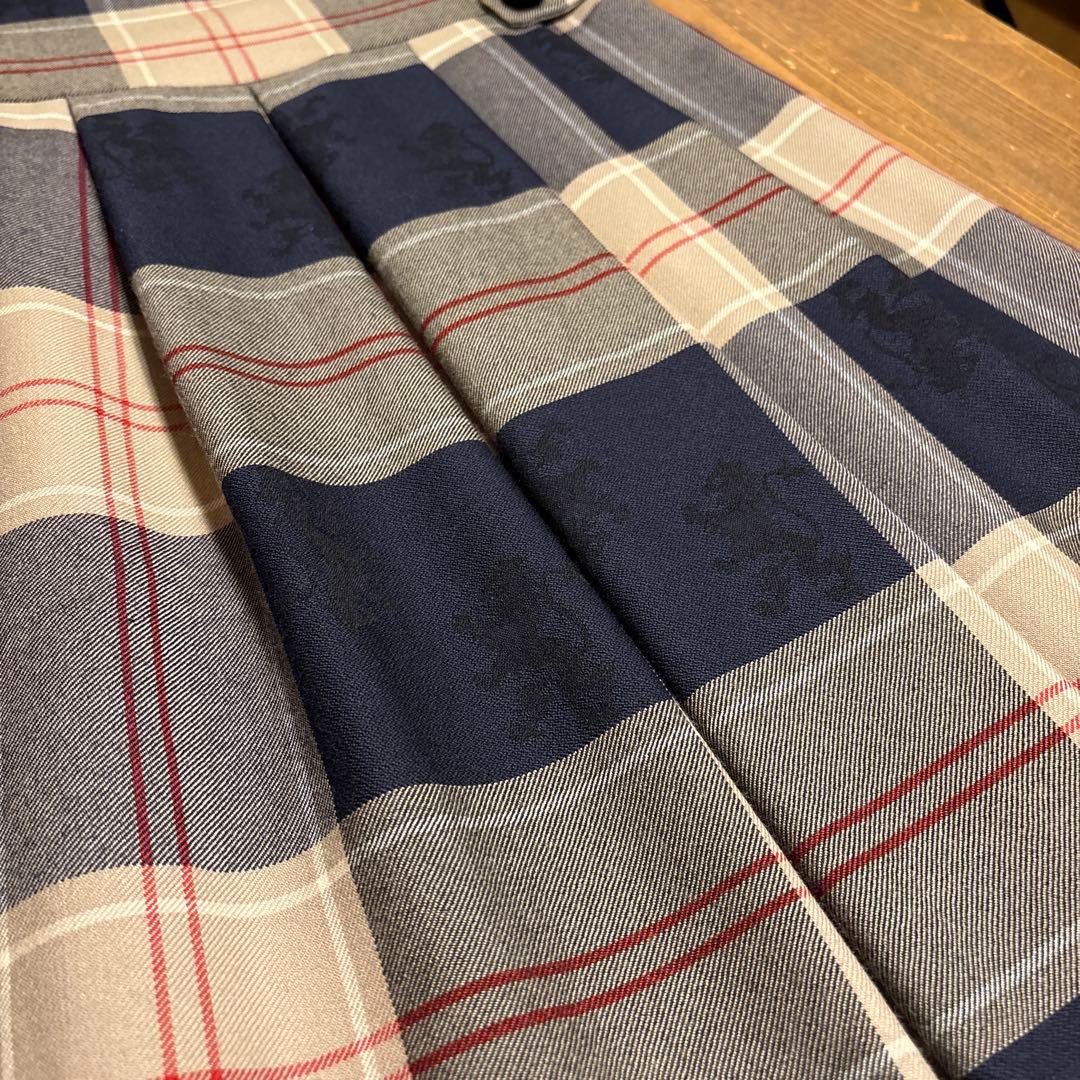 【美品 希少】Yorkland チェック ノースリーブワンピース