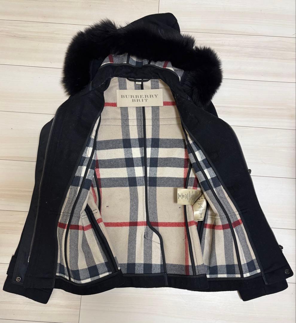 BURBERRY ブラック ダッフルコート