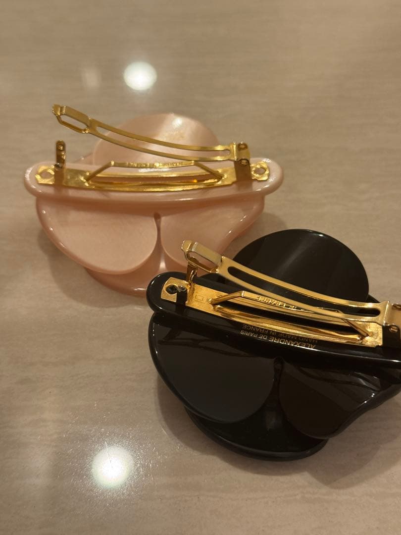 【超美品】ALEXANDRE DE PARIS カメリアブラックピンク