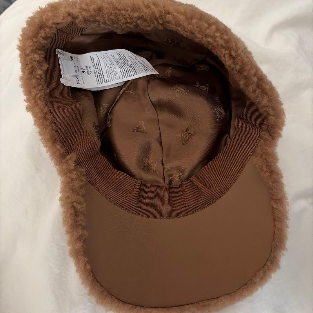 マックスマーラ　キャップ　帽子　テディ